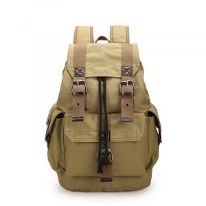 Mochila retro para hombre de gran capacidad, bolso para hombre, mochila de escuela primaria y secundaria, mochila de estilo retro