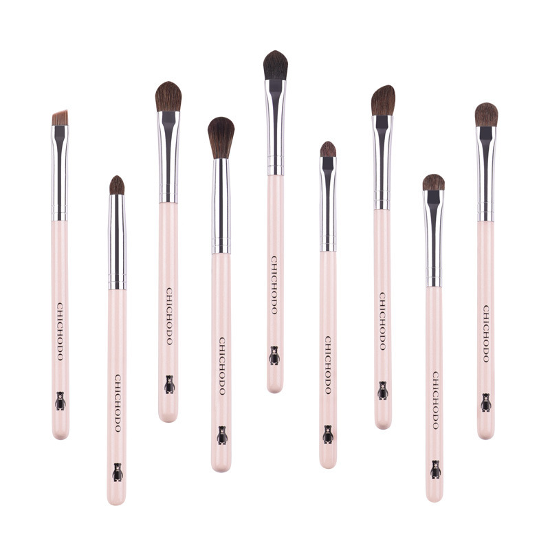 9-Piece Eyeshadow Blending Brush Set – All-Season Universal Beauty Makeup Tools - Image 4