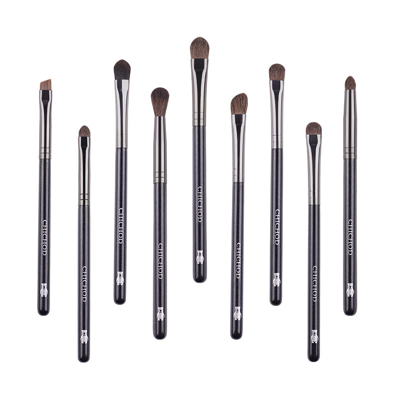 9-Piece Eyeshadow Blending Brush Set – All-Season Universal Beauty Makeup Tools - Image 3