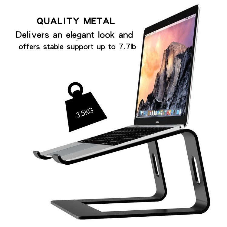 Laptop stand, elevated desktop stand for hanging, metal cooling stand for office and gaming use, M-type computer stand - Image 5