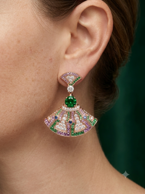 Silver-plated earrings