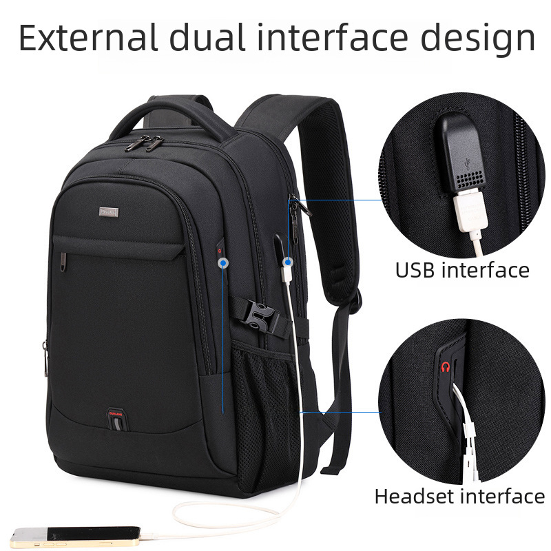 Nueva mochila informal de gran capacidad para hombre, para computadora de viaje de negocios - Image 4
