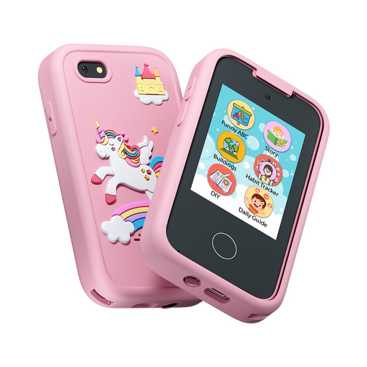 Teléfono móvil para niños cámara de 2,8 pulgadas HD Photo Video para niños IPS Touch Unicorn - Image 2