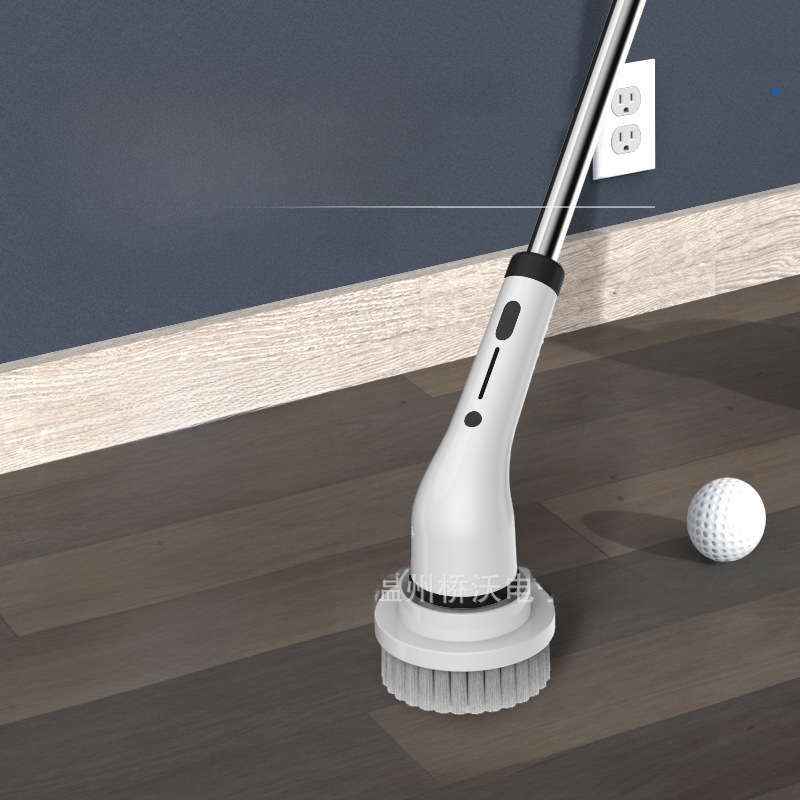 Electric Household Cleaning Brush, Electric Cleaning Brush with 8 Replaceable Heads, Powerful Electric Spin Scrubber, Electric Rotary Scrubber for Home, Bathroom, and Floors - Image 4