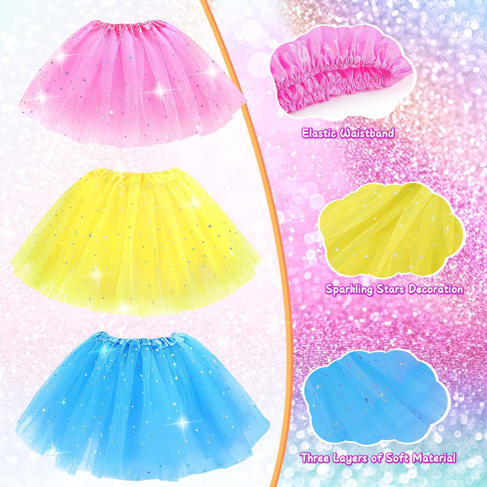 Princess clothes and shoes for children, pretend play house jewelry skirt, dance outfit, dress - Image 5