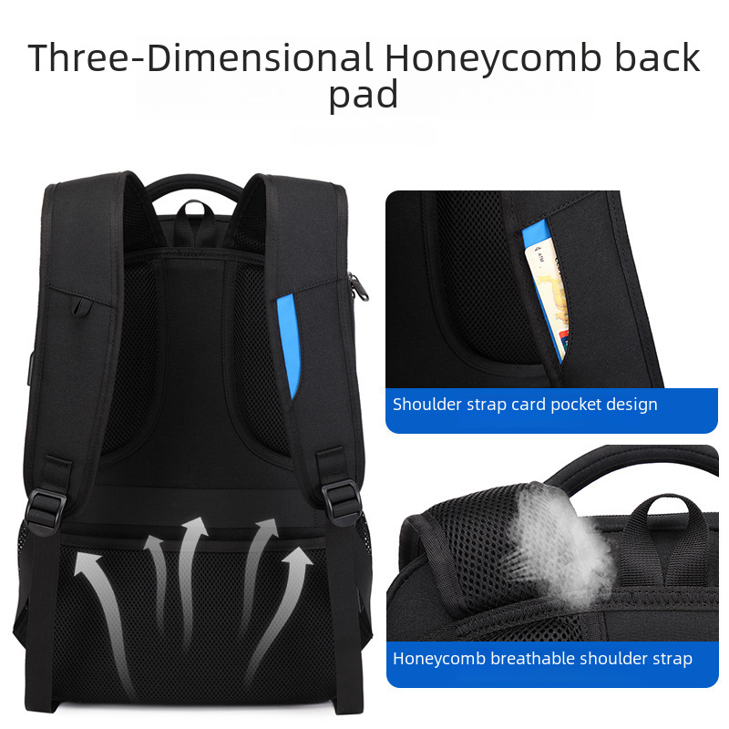 Nueva mochila informal de gran capacidad para hombre, para computadora de viaje de negocios - Image 3