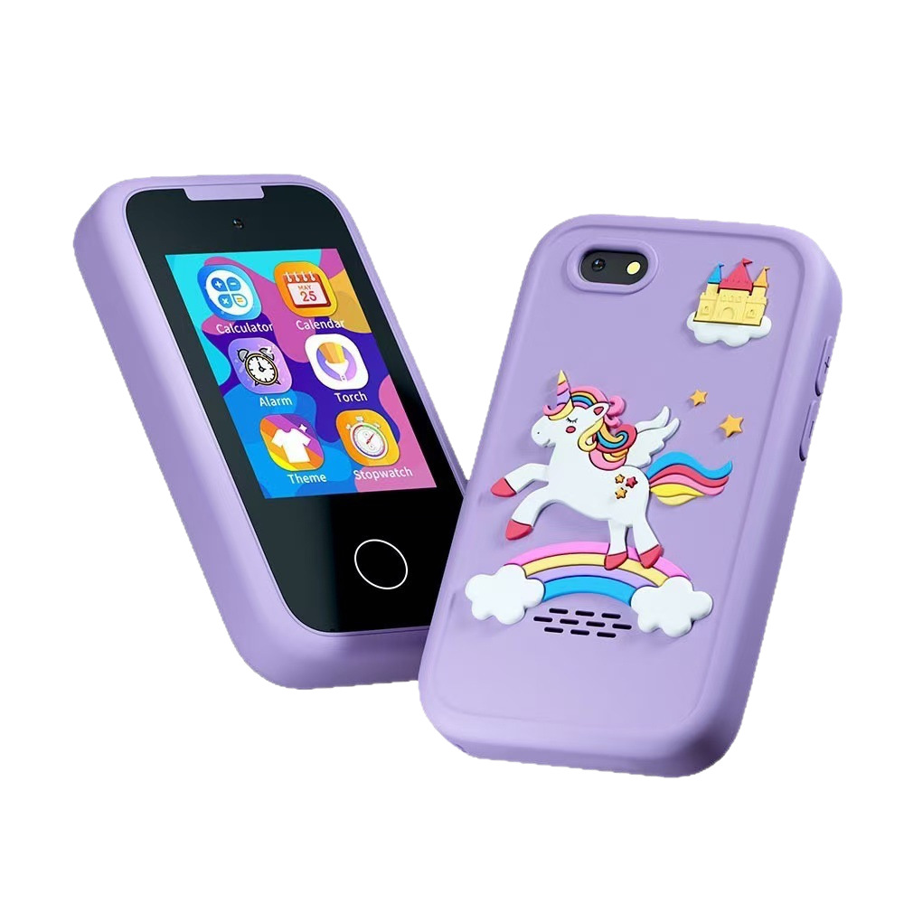 Teléfono móvil para niños cámara de 2,8 pulgadas HD Photo Video para niños IPS Touch Unicorn - Image 5