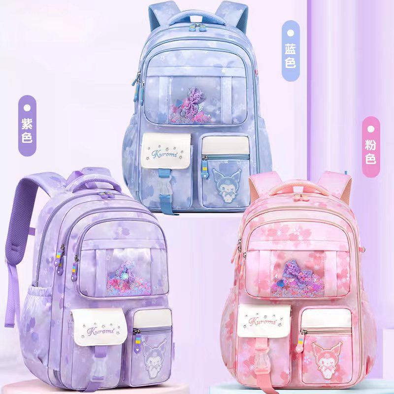 Nueva mochila escolar para estudiantes de escuela primaria 3 ~ 6 grados niña superligera reducción de Carga Protección de la columna vertebral mochila para niños - Image 2