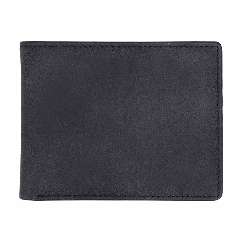 Popular multifunctional men's wallet with card slots, slim genuine leather wallet - Image 2