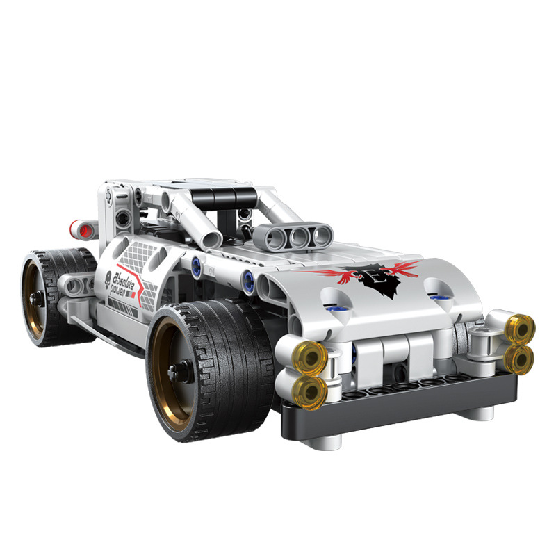 Diku 3801-23, montaje de coches deportivos, modelo de carreras, juguete de bloques de construcción de regalo de entrenamiento para chicos - Image 5