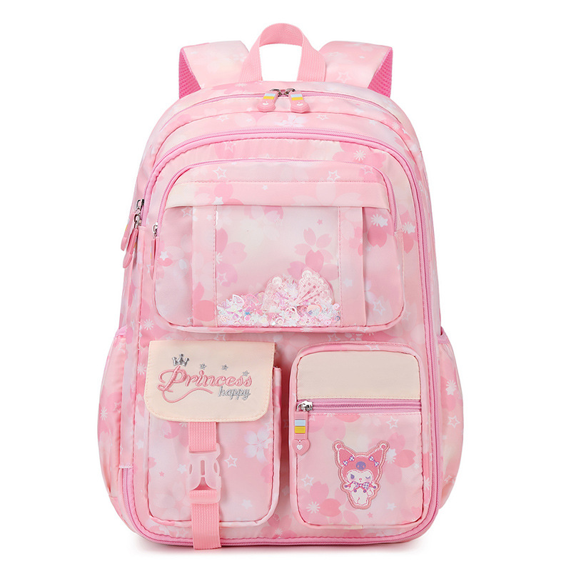 Nueva mochila escolar para estudiantes de escuela primaria 3 ~ 6 grados niña superligera reducción de Carga Protección de la columna vertebral mochila para niños - Image 5