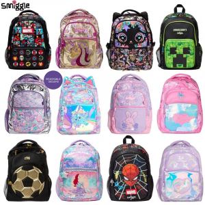 Mochila grande Smiggle KT Stitch con dibujos animados,
