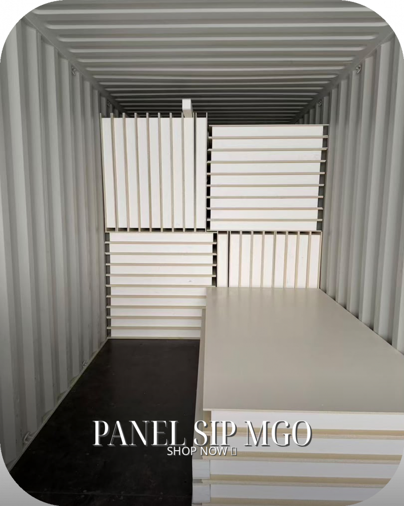panel sip mgo, heidy claddy, costruction